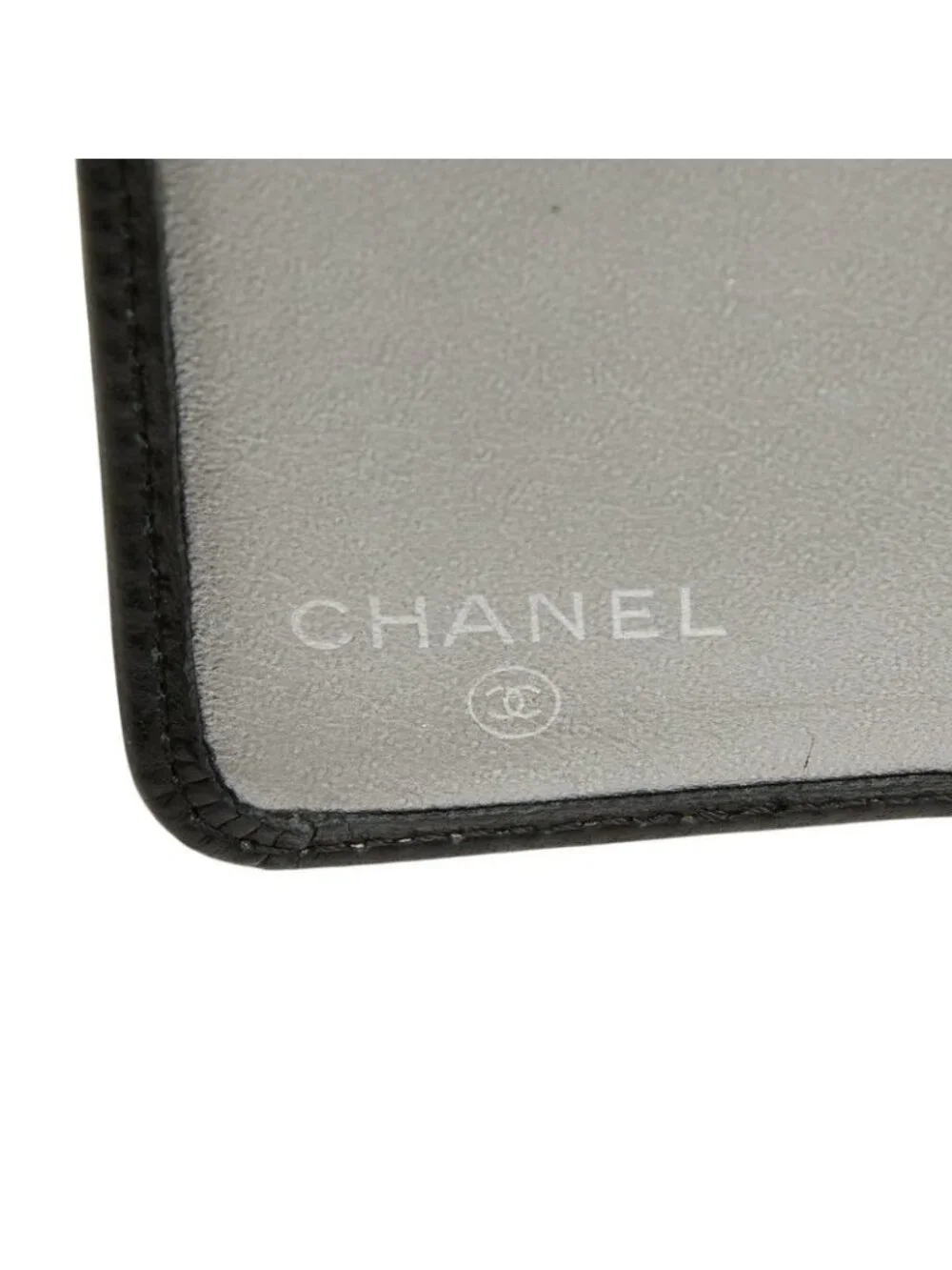 Chanel Mademoiselle Agenda CC Logo Cover Black Leather
